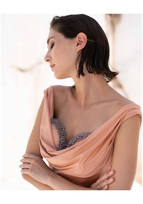 Abito lungo con dettaglio reggiseno prezioso Mischalis MISCHALIS | Abiti | K6 83462